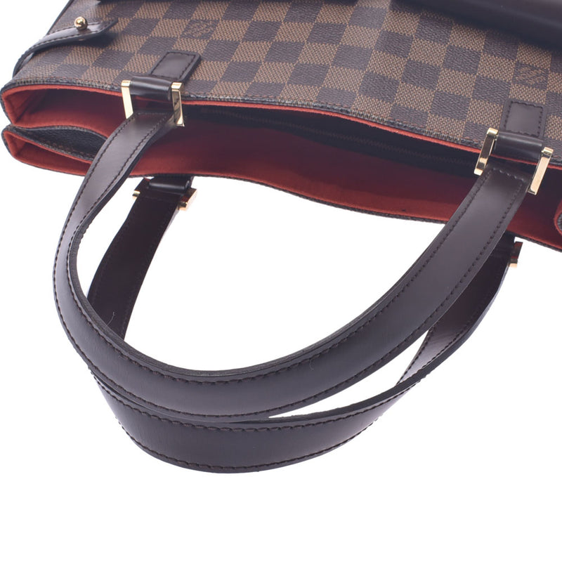 LOUIS VUITTON ルイヴィトン ダミエ ユゼス ブラウン N51128 ユニセックス ダミエキャンバス トートバッグ ABランク 中古 銀蔵