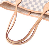 Louis Vuitton Louis Vuitton Azul Never Full MM Old White N51107 Women's Damier Azul Canvas Tote Bag A-Rank Used Sinkjo