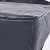 Louis Vuitton Louis Vuitton Damier Amphini District PM Black N41033 Men's Leather Shoulder Bag A-Rank Used Silgrin