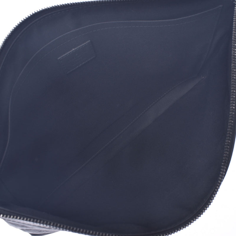 Louis Vuitton Louis Vuitton Monogram Shadow Pochette Discovery Black M62903 Unisex Leather Clutch Bag A-Rank Used Sinkjo