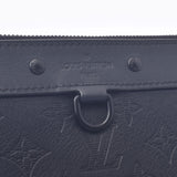 Louis Vuitton Louis Vuitton Monogram Shadow Pochette Discovery Black M62903 Unisex Leather Clutch Bag A-Rank Used Sinkjo