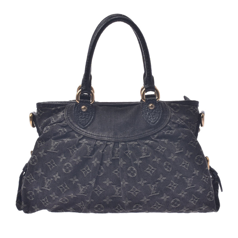 ルイヴィトンネオカビィ MM 2WAYバッグ 14146 黒 ユニセックス モノグラムデニム ハンドバッグ M95351 LOUIS VUITTON  中古 – 銀蔵オンライン