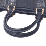 Louis Vuitton Louis Vuitton Monogram Denim Neokaby MM 2way Bag Black M95351 Unisex Monogram Denim Handbag B Rank Used Silgrin