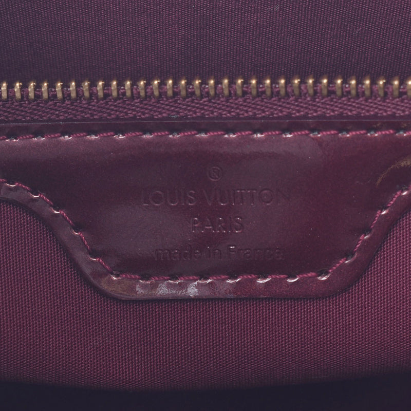 Louis Vuitton Louis Vuitton Verni Wilshire PM Rouge For Vist M91644 Women's Monogram Verni Handbag B Rank Used Silgrin