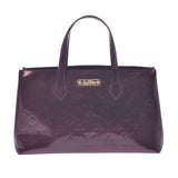 Louis Vuitton Louis Vuitton Verni Wilshire PM Rouge For Vist M91644 Women's Monogram Verni Handbag B Rank Used Silgrin