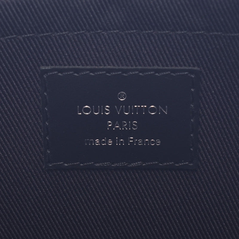 LOUIS VUITTON Louis Vuitton Monogram Eclipse Pochette Discovery Black/Grey M62291 Men's Monogram Eclipse Canvas Clutch Bag A Rank Used Ginzo