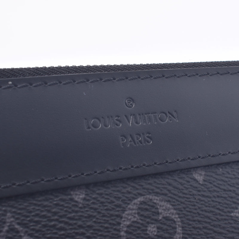 LOUIS VUITTON Louis Vuitton Monogram Eclipse Pochette Discovery Black/Grey M62291 Men's Monogram Eclipse Canvas Clutch Bag A Rank Used Ginzo