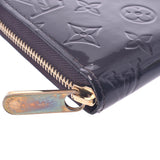 Louis Vuitton Louis Vuitton Verni Jippy Wallet Old Amarant M93522 Women's Monogram Verni Long Wallet AB Rank Used Silgrin