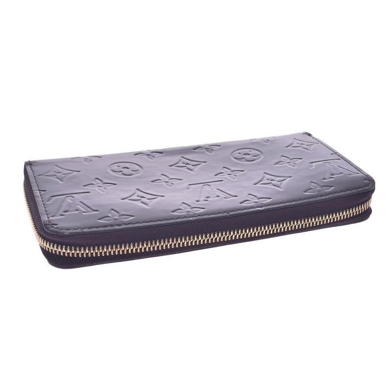 Louis Vuitton Louis Vuitton Verni Jippy Wallet Old Amarant M93522 Women's Monogram Verni Long Wallet AB Rank Used Silgrin