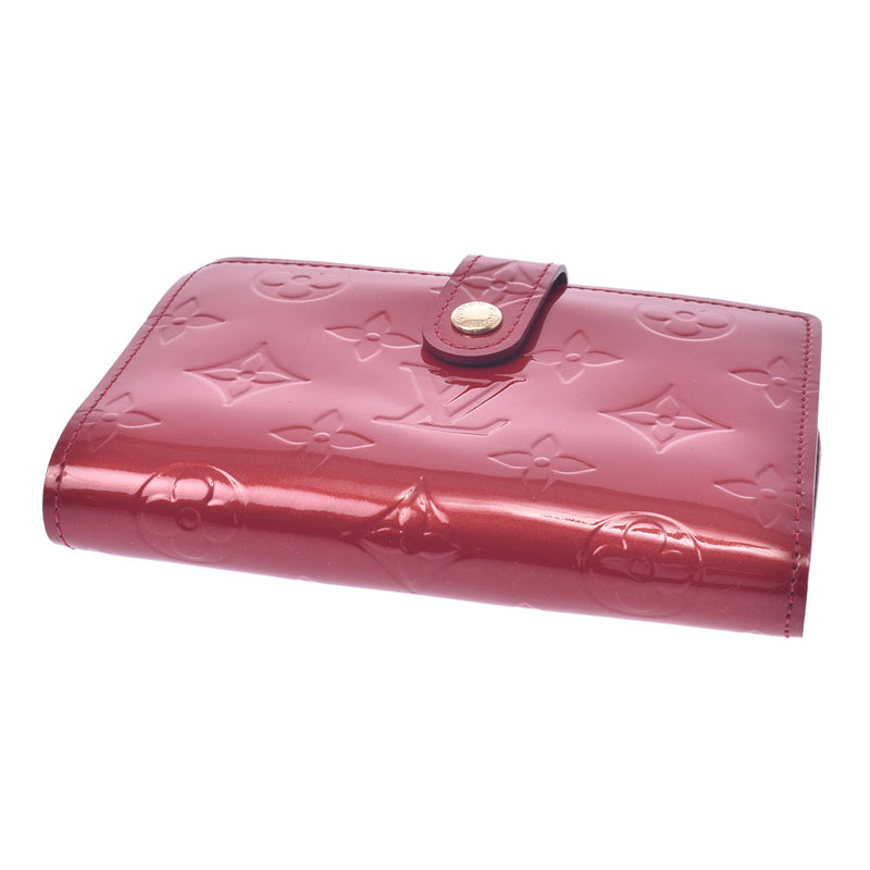 Louis Vuitton Louis Vuitton Verni Portfoille Vienois Maguchi Type Pomuda Mur M91980 Women's Monogram Verni Two Folded Wallets A-Rank Used Silgrin