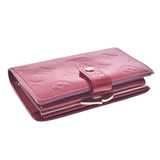 Louis Vuitton Louis Vuitton Verni Portfoille Vienois Maguchi Type Pomuda Mur M91980 Women's Monogram Verni Two Folded Wallets A-Rank Used Silgrin