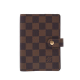LOUIS VUITTON ルイヴィトンダミエアジェンダ PM brown R20700 ユニセックスダミエキャンバス notebook cover A rank used silver storehouse