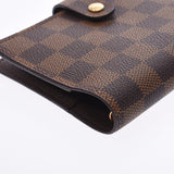 LOUIS VUITTON ルイヴィトンダミエアジェンダ PM brown R20700 ユニセックスダミエキャンバス notebook cover A rank used silver storehouse