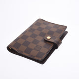 LOUIS VUITTON ルイヴィトンダミエアジェンダ PM brown R20700 ユニセックスダミエキャンバス notebook cover A rank used silver storehouse