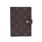 LOUIS VUITTON Louviton Agenda PM Brown R20005, unsex monogram, canvas, cover, cover A rank, used silver possession.