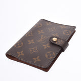 LOUIS VUITTON Louviton Agenda PM Brown R20005, unsex monogram, canvas, cover, cover A rank, used silver possession.
