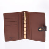LOUIS VUITTON Louviton Agenda PM Brown R20005, unsex monogram, canvas, cover, cover A rank, used silver possession.