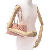 Chanel Chanel V Stitch Chain Handbag Pink Gold Bracket Ladies Lambskin Tote Bag A rank used Silgrin