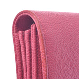 Chanel Chanel Fastener Long Wallet Pink Unisex Caviar Skin Long Wallet B Rank Used Sinkjo