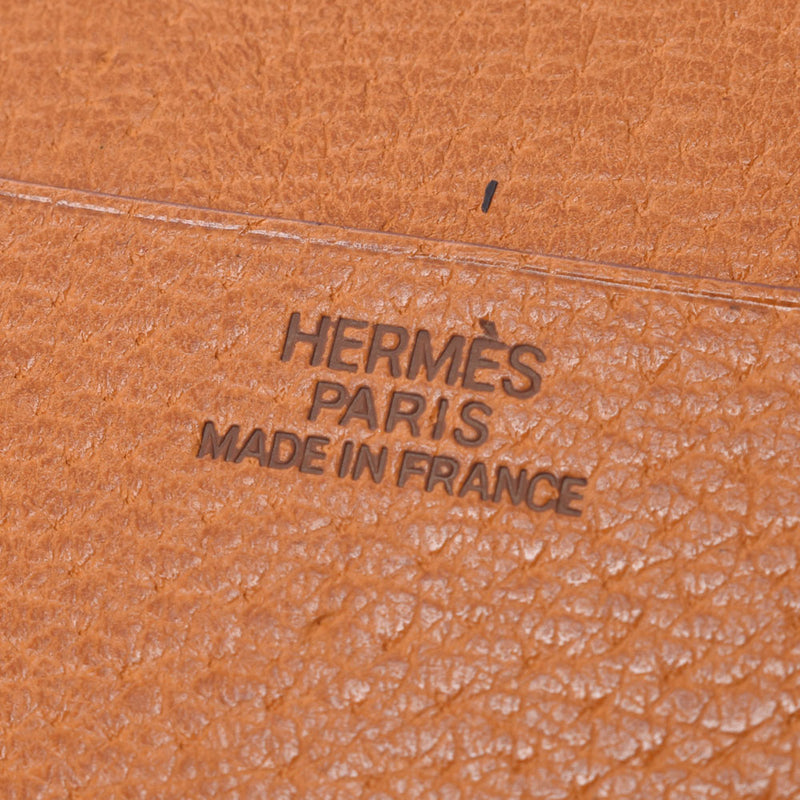 Hermes Hermes议程金□电子雕刻（2001年左右）男女皆人士猪皮笔记本封面B排名使用水池