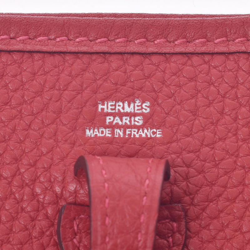 Hermes Hermes Evelin TPM Amazon Rougebif Silver Bracket □ Q Immediate (around 2013) Ladies Triyo Clemance Shoulder Bag A-Rank Used Silgrin
