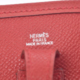 Hermes Hermes Evelin TPM Rougebif Silver Fittings □ H-engraved (around 2004) Women's Voepson Shoulder Bag A-rank used Silgrin