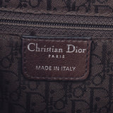 Christian Dior Christian Dior Gaucho Tea Silver Bracket女士珐琅质单肩包B等级使用Silgrin