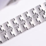 爱马仕爱马仕带手表BE1.110女士SS手表石英白色表盘A级银股票