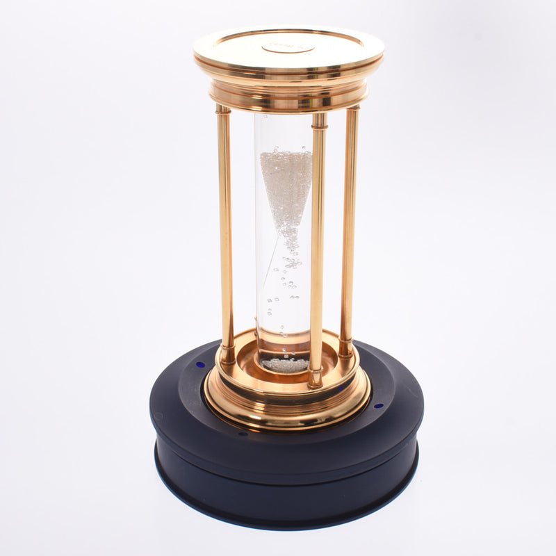 De Beers Debias Millennium Hour Glass Hourglass World 2000 Limited Unisex Diamond GP Square Watch A-Rank Used Silgrin