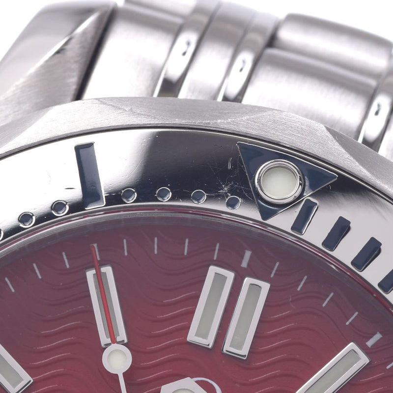 Omega Omega Seamaster Professional 300m 2582.61 Men SS Watch Quartz Red Definite A-Rank Used Silgrin