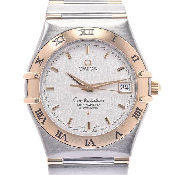 Omega Omega Constellation 1202.30 Men's YG / SS Watch Automatic Wound White Figure A Rank Used Silgrin