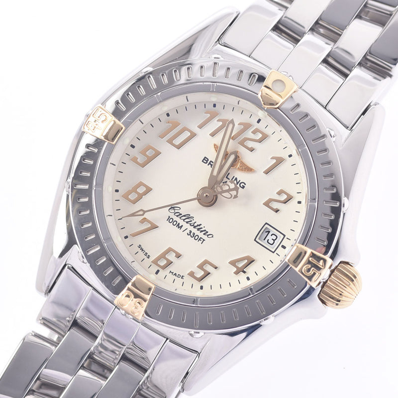 Breitling Breitling Carristino Picolo B52345女士YG / SS Watch石英Ibelie型排名使用Silgrin