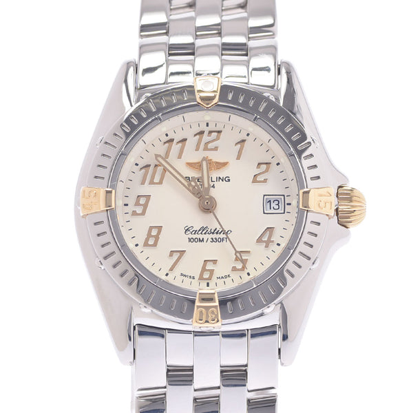 Breitling Breitling Carristino Picolo B52345女士YG / SS Watch石英Ibelie型排名使用Silgrin