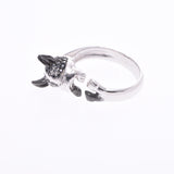 PONTE VECCHIO Pontevekio Dog Motif Diamond 0.25ct 11 Ladies K18WG Ring / Ring A Rank Used Silgrin