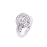 MILA SCHON Mirror Show Diamond 0.58ct 11 Ladiesk18WG Ring / Ring A-Rank Used Silgrin