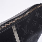 LOUIS VUITTON 路易威登单色 Eclipse 阿波罗信使 MM 片段黑色/灰色 M43411 男士单色 Eclipse 帆布肩包 B 级二手银藏