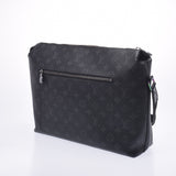 LOUIS VUITTON 路易威登单色 Eclipse 阿波罗信使 MM 片段黑色/灰色 M43411 男士单色 Eclipse 帆布肩包 B 级二手银藏