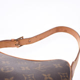 Louis Vuitton Louis Vuitton Monogram Pochette羊角面包棕色M51510女式Monogram Canvas一个单肩包B排名使用水池