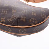 Louis Vuitton Louis Vuitton Monogram Pochette羊角面包棕色M51510女式Monogram Canvas一个单肩包B排名使用水池