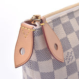 Louis Vuitton Louis Vuitton Damier Azuriena MM White N44040 Women's Damier Azul Canvas Tote Bag A-Rank Used Silgrin