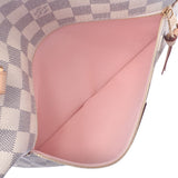 Louis Vuitton Louis Vuitton Damier Azuriena MM White N44040 Women's Damier Azul Canvas Tote Bag A-Rank Used Silgrin