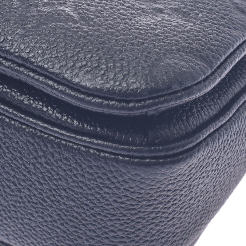 Louis Vuitton Louis Vuitton Monogram Amplit Pochette Methys 2way Bag Black M41487 Women's Leather Handbag New Sanko Sink