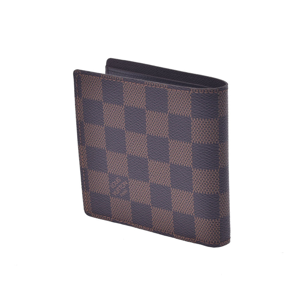 ルイヴィトンポルトフォイユ マルコ 旧型 14137 ブラウン メンズ ダミエキャンバス 二つ折り財布 Ｎ61675 LOUIS VUITTON 中古  – 銀蔵オンライン