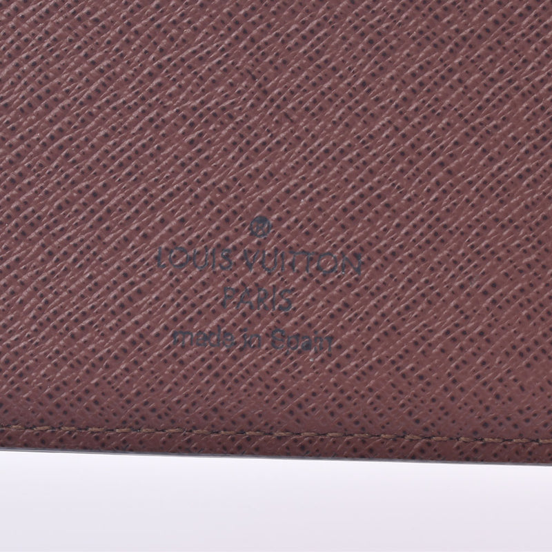 Louis Vuitton Louis Vuitton MonogroIntle Marco Currowle棕色M62288男士Monogram Canvas两折叠钱包A-Rank使用Silgrin