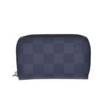 LOUIS VUITTON Louis Vuiton: Zippy, the Graphite, the Old Type, Black/Gray, N63076, Men' s damp canvas, coincase, A-Class A-Rank, Class of Chonzo.