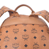 MCM エムシーエム バックパック スタッズ キャメル ユニセックス レザー リュック・デイパック Bランク 中古 銀蔵