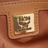 MCM MCM Backpack Studs Camel Unisex Leather Rucks Day Pack B Rank Used Sinkjo