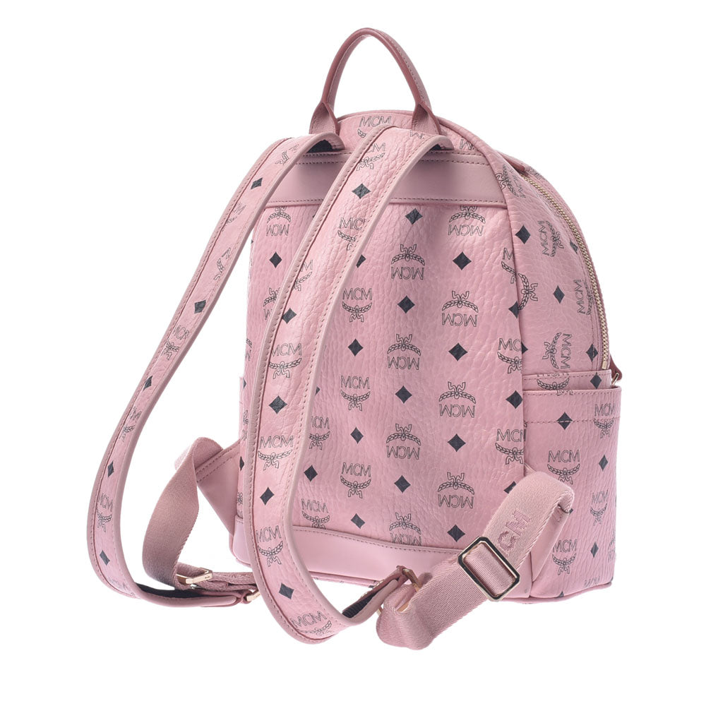 MCM Backpack Studs Pink Women's Rucks Day Pack MCM Used