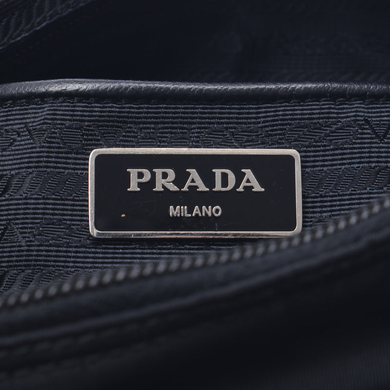 Prada Prada黑色男女通用尼龙单肩包AB排名使用水池