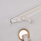 CHANEL 香奈儿马特拉塞链肩双皮瓣灰色金配件女士羊皮肩包 B 级二手银藏